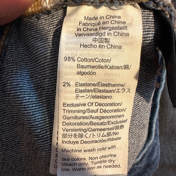 Madewell Tapered Leg High Rise Denim - Picture 2 of 10